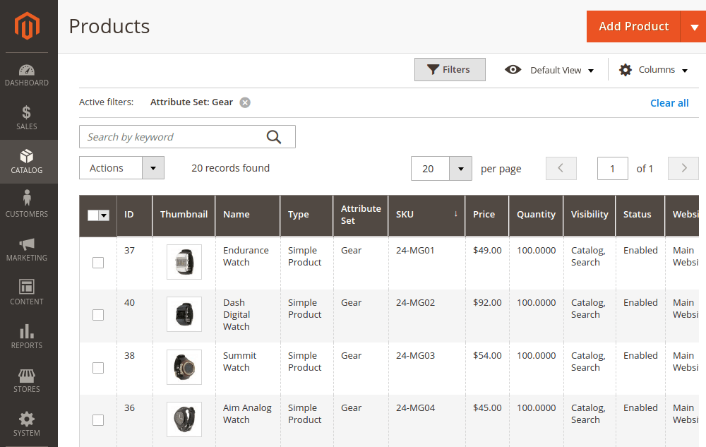 Magento Website Development